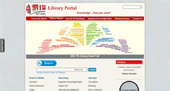 Desktop Screenshot of library.miuegypt.edu.eg